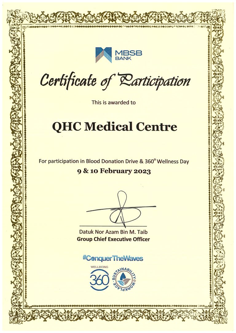 Certificate of Participation MBSB 2023